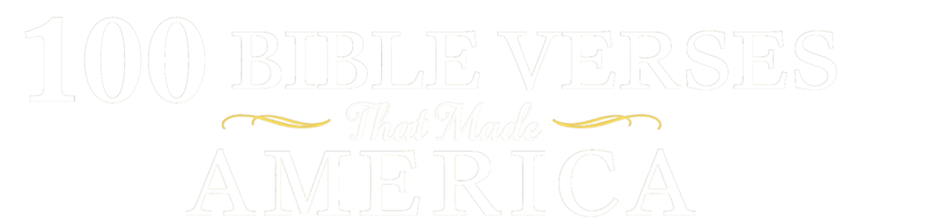 100 Bible Verses That Made America logo