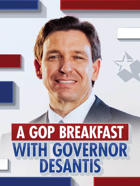 A GOP Breakfast with Governor DeSantis dcg-mark-poster