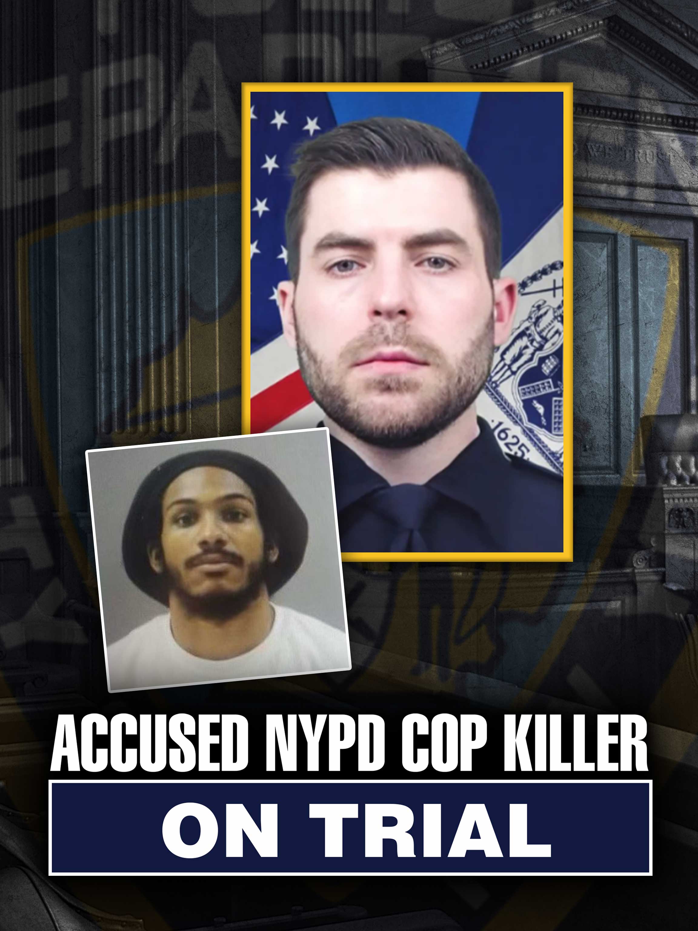 Accused NYPD Cop Killer on Trial dcg-mark-poster