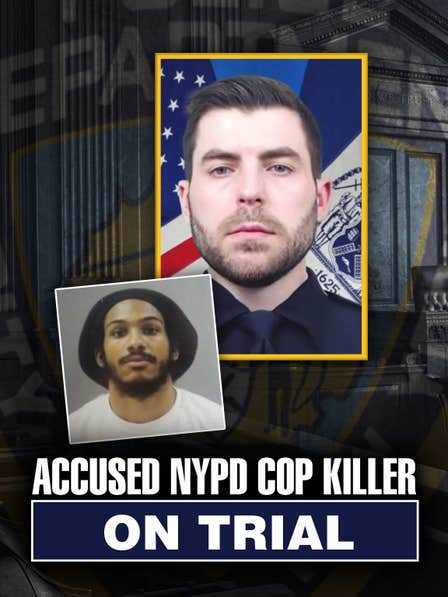 Accused NYPD Cop Killer on Trial dcg-mark-poster