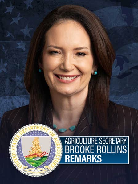 Agriculture Secretary Brooke Rollins Remarks dcg-mark-poster