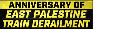 Anniversary of East Palestine Train Derailment logo