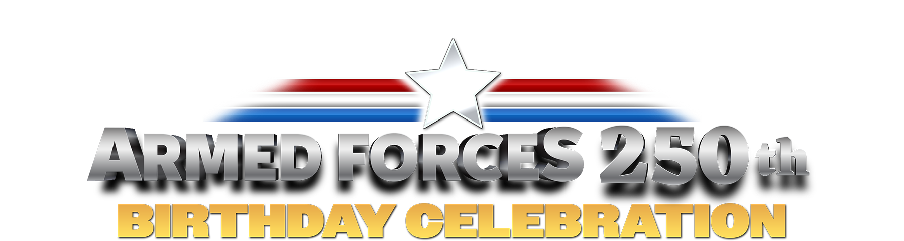 Armed Forces 250th Birthday Celebration logo
