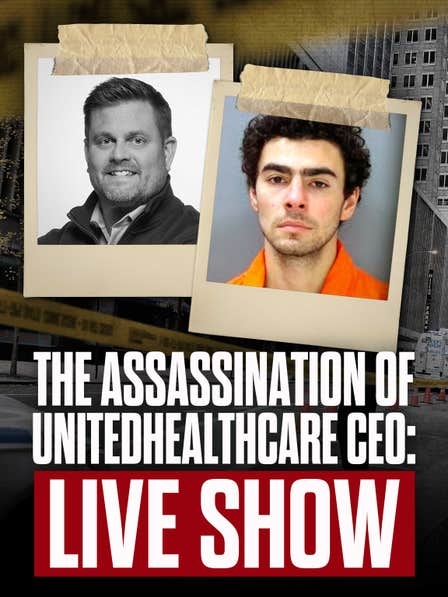Assassination of Unitedheathcare Ceo: Live Show dcg-mark-poster