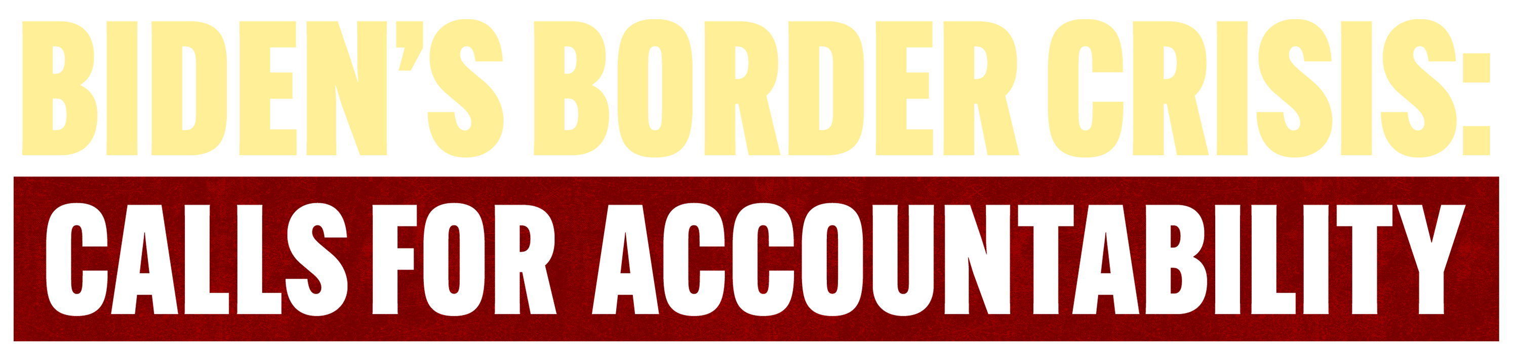 Biden's Border Crisis: Calls for Accountability logo