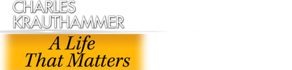 Charles Krauthammer: A Life That Matters logo