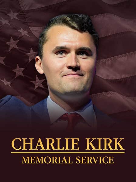 Charlie Kirk Memorial Service dcg-mark-poster