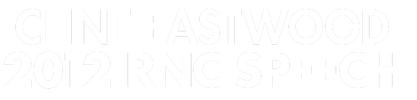 Clint Eastwood 2012 Rnc Speech logo
