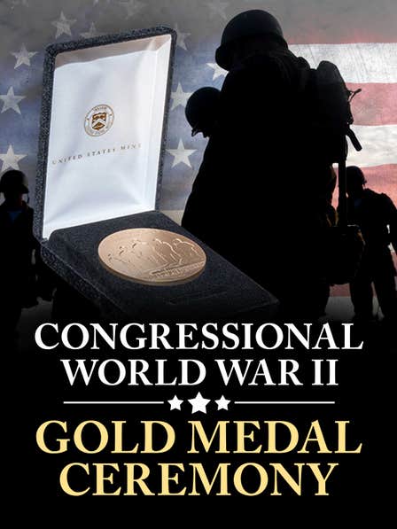 Congressional World War II Gold Medal Ceremony dcg-mark-poster