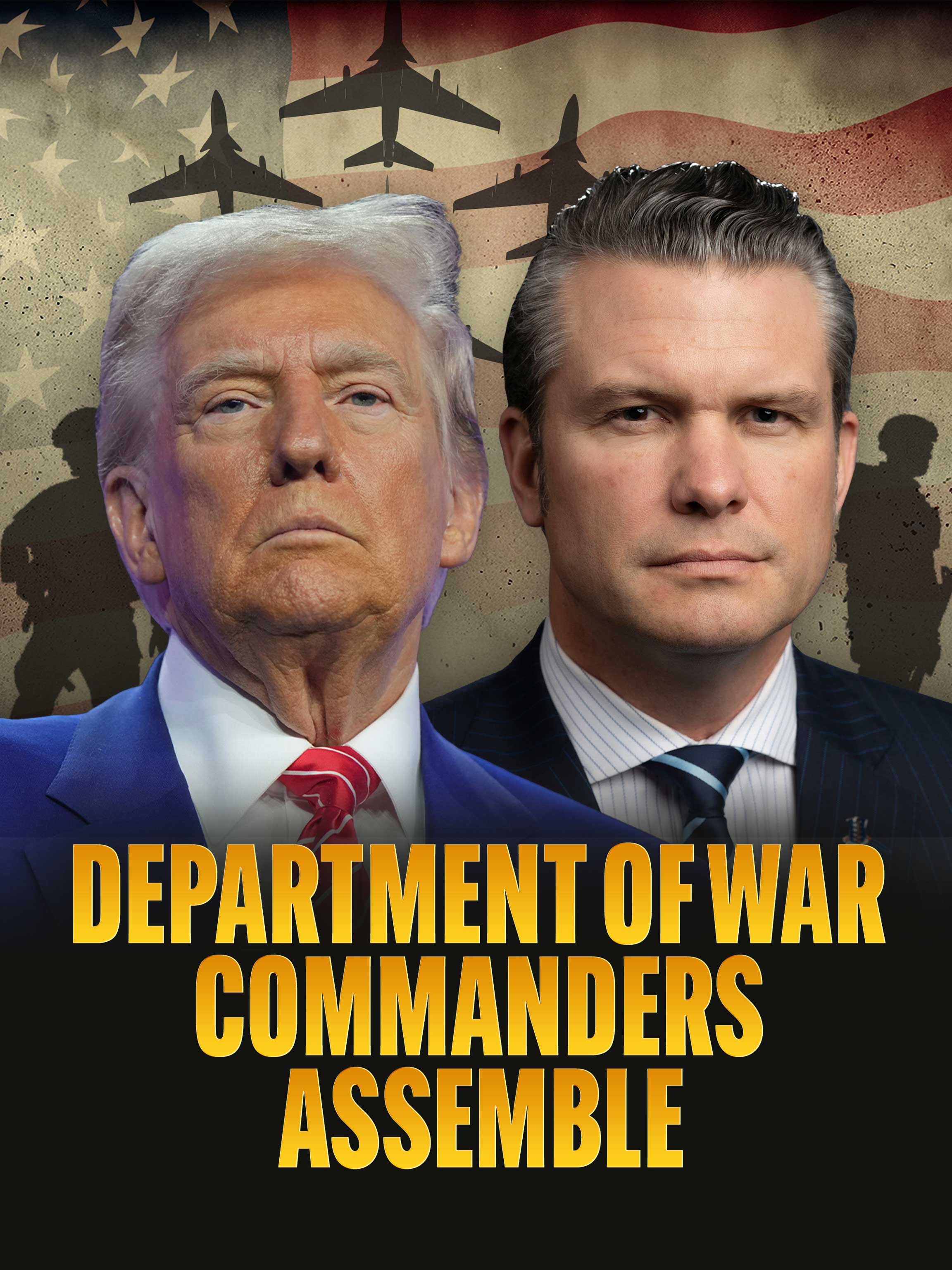 Department of War Commanders Assemble dcg-mark-poster