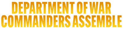 Department of War Commanders Assemble logo