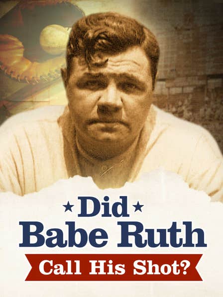Did Babe Ruth Call His Shot? dcg-mark-poster