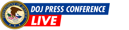 Doj Press Conference Live logo