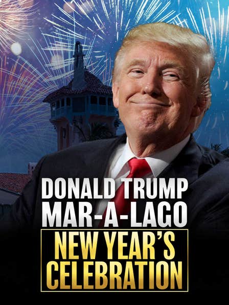 Donald Trump Mar-A-Lago New Year's Celebration dcg-mark-poster