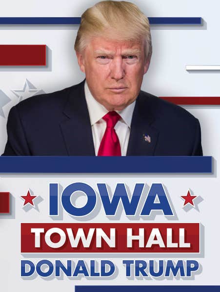 Donald Trump Townhall: Democracy 2024 dcg-mark-poster