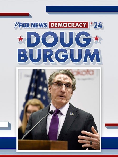 Doug Burgum: Democracy 2024 dcg-mark-poster