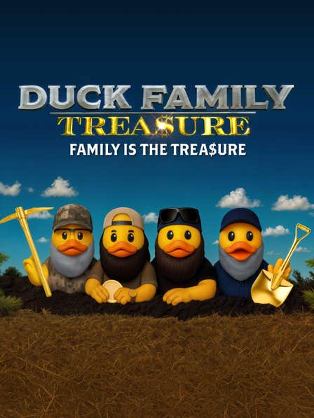 Duck Family Treasure dcg-mark-poster