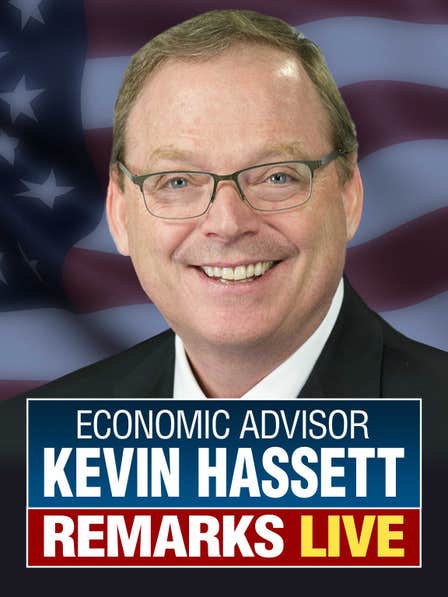 Economic Advisor Kevin Hassett Remarks Live dcg-mark-poster