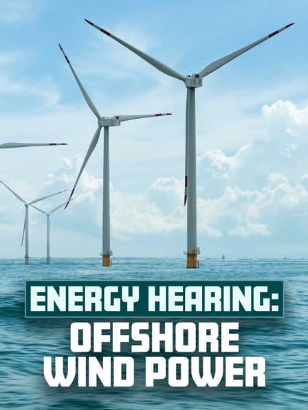 Energy Hearing: Offshore Wind Power dcg-mark-poster