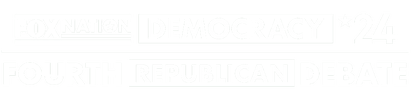 Fourth Republican Debate Post Show: Democracy 2024 logo