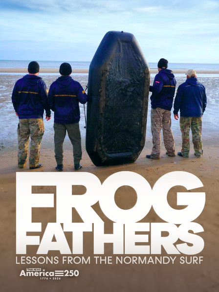Frog Fathers: Lessons From the Normandy Surf dcg-mark-poster