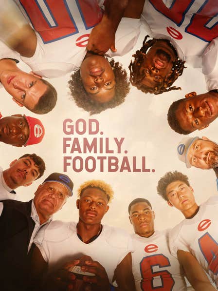 God. Family. Football. dcg-mark-poster