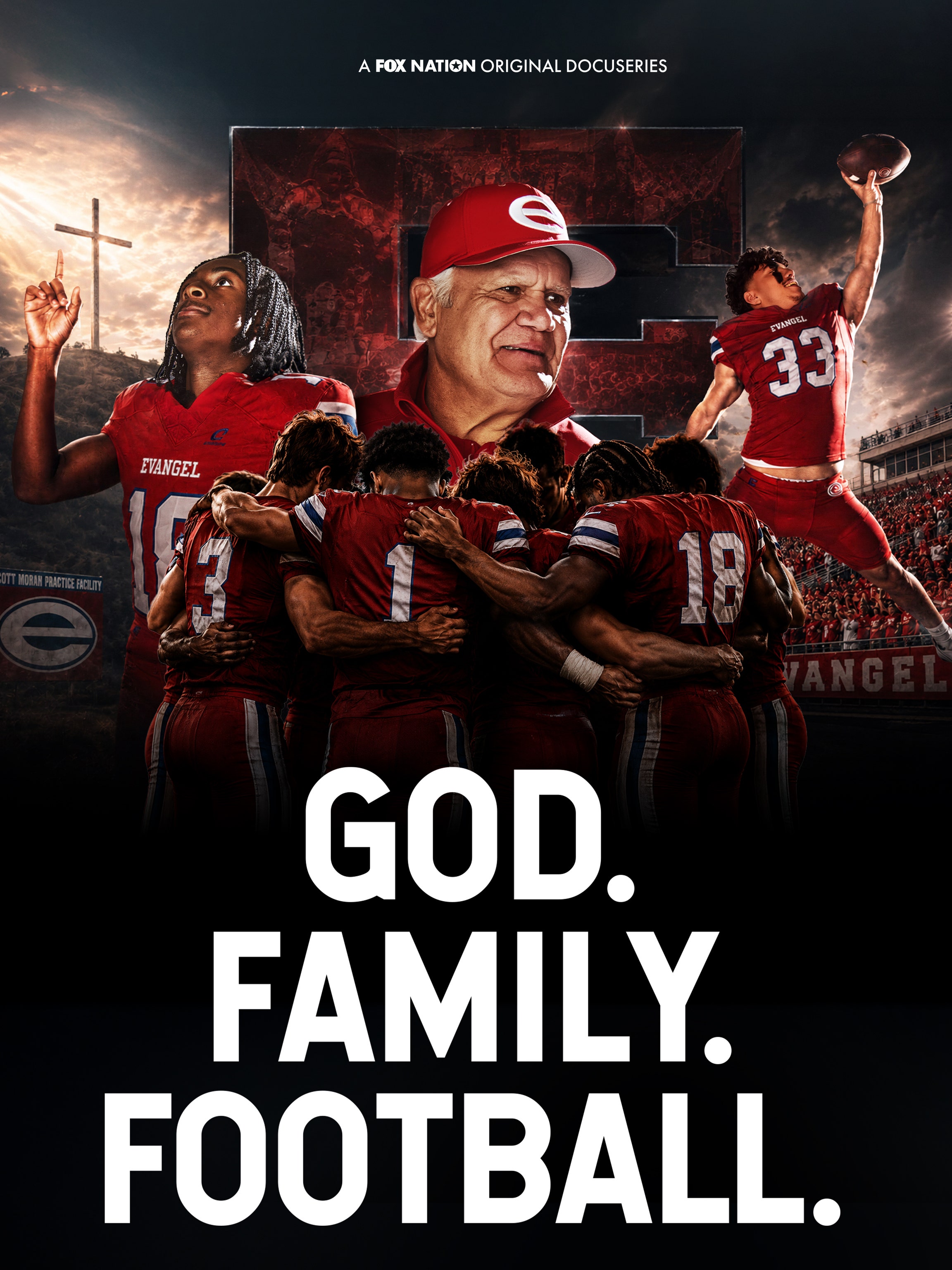 God. Family. Football. dcg-mark-poster