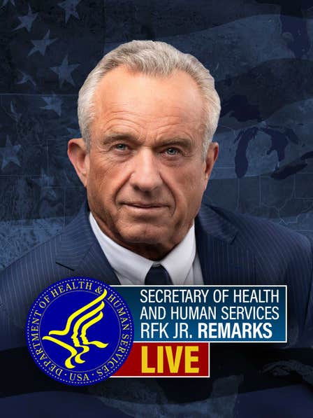 Health Secretary Rfk Jr. Remarks Live dcg-mark-poster