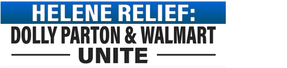 Helene Relief: Dolly Parton & Walmart Unite logo