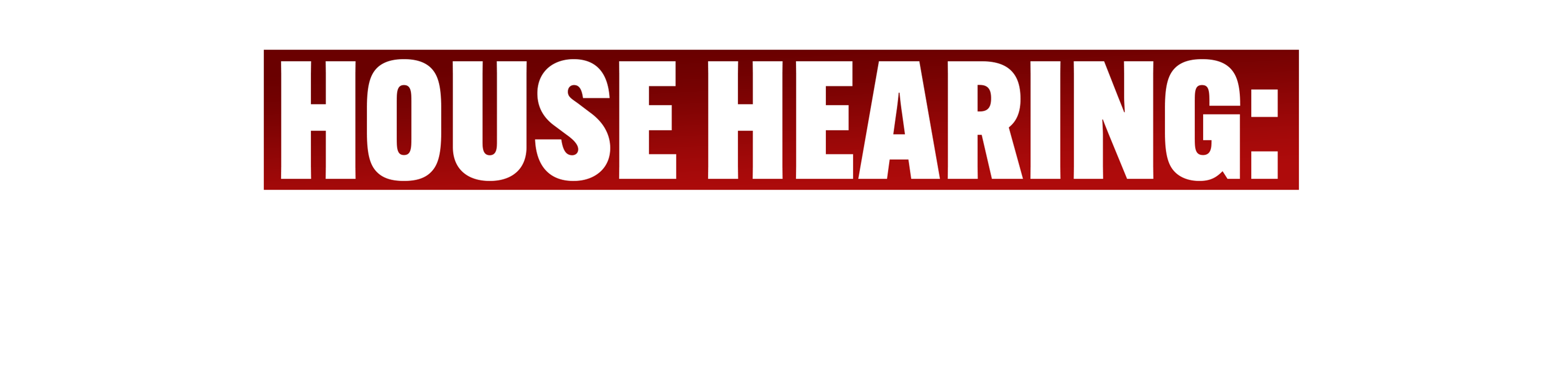 House Hearing: 2026 Trade Policy Agenda logo