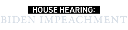 House Hearing: Biden Impeachment logo