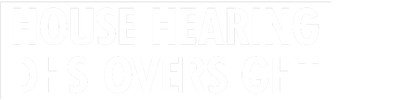 House Hearing: DHS Oversight logo