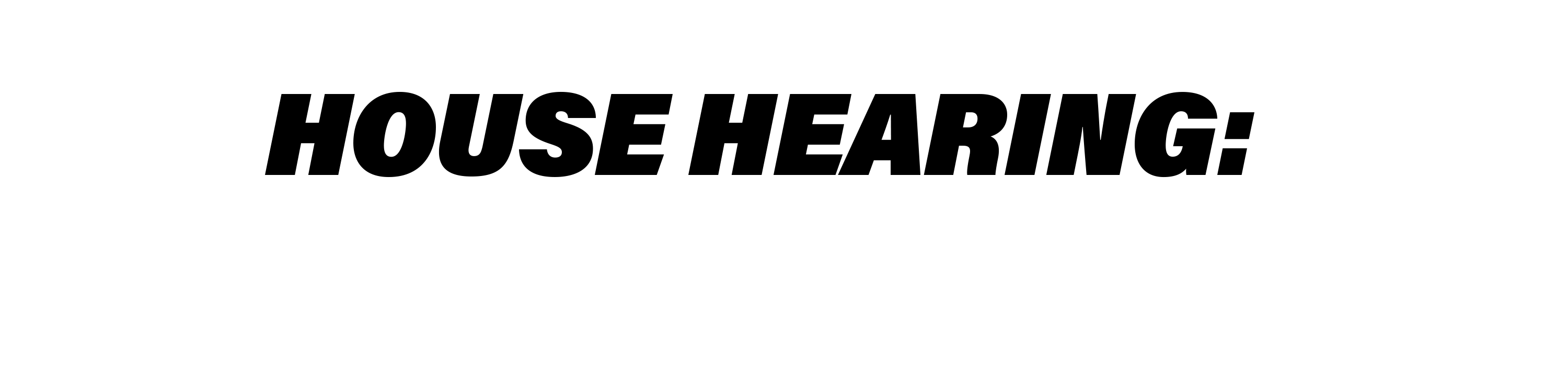 House Hearing: Drone Security Threats logo