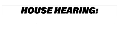 House Hearing: Drone Security Threats logo