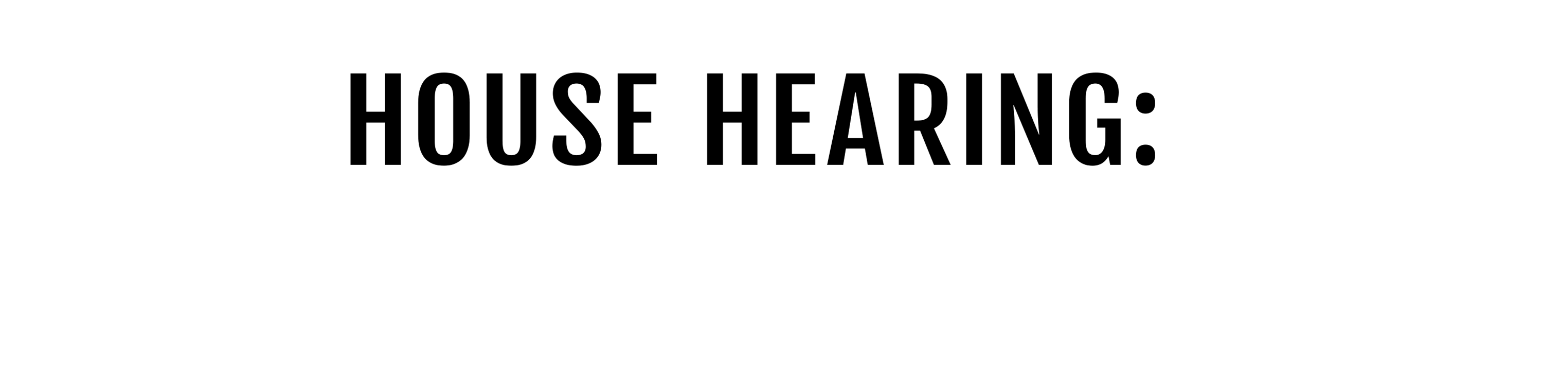 House Hearing: Drone Threats to Homeland Security logo