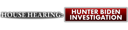 House Hearing: Hunter Biden Investigation logo