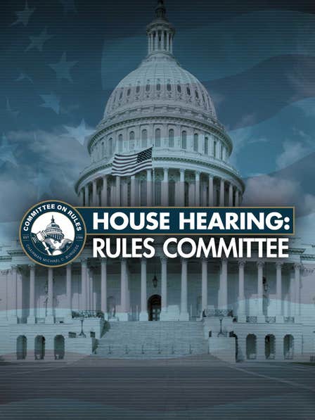 House Hearing: Rules Committee dcg-mark-poster