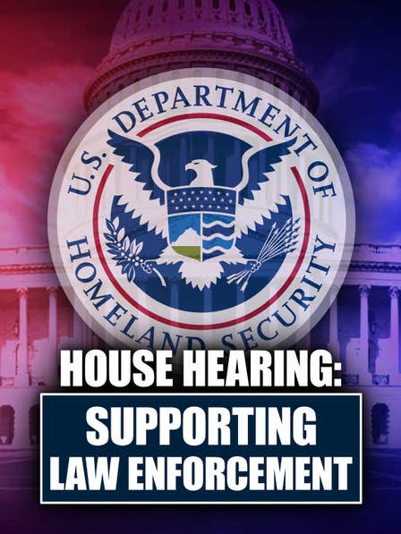 House Hearing: Supporting Law Enforcement dcg-mark-poster