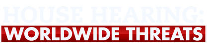 House Hearing: Worldwide Threats logo