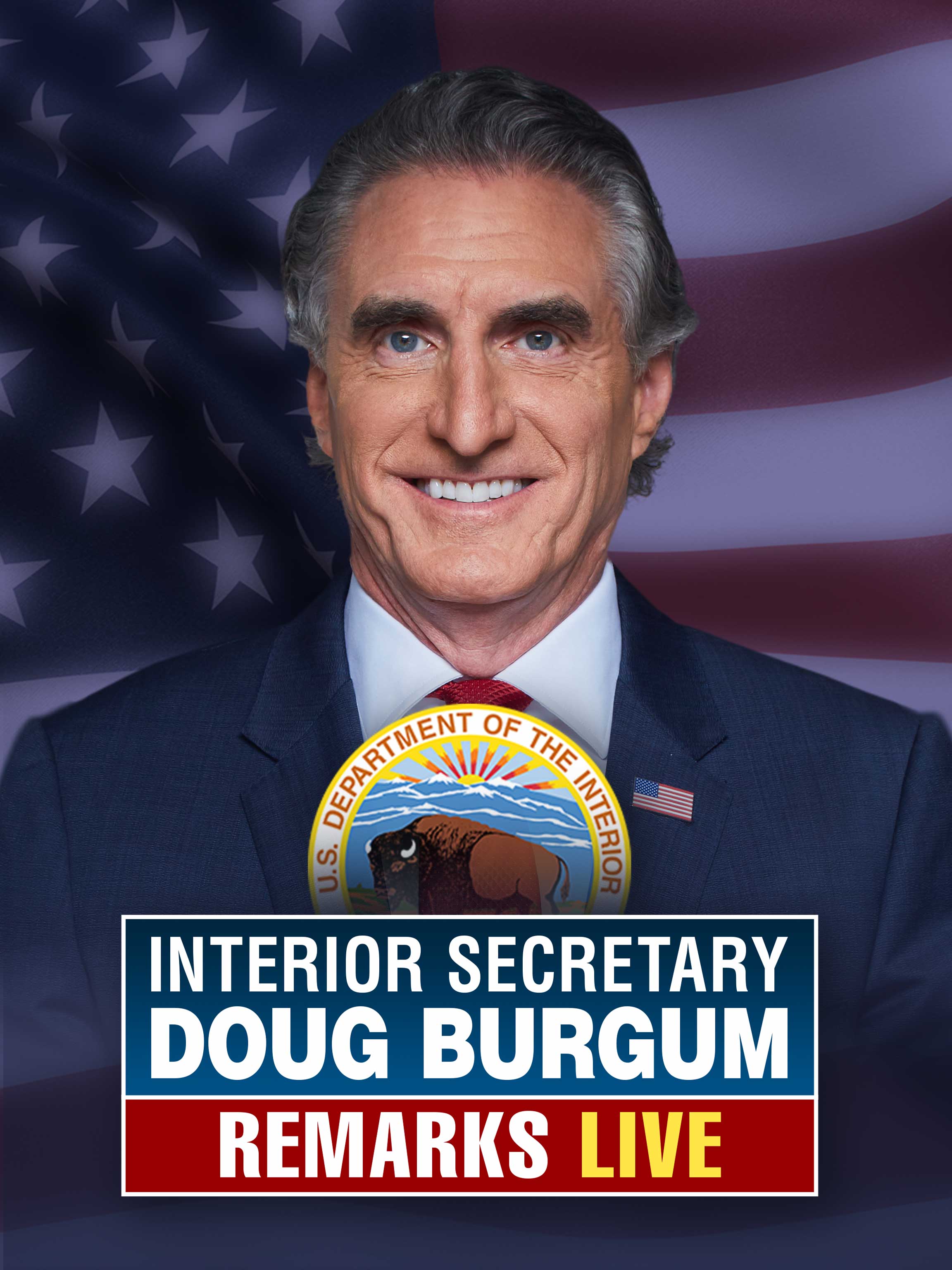 Interior Secretary Doug Burgum Remarks Live dcg-mark-poster