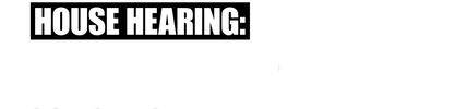 House Hearing: Pulling Americans out of Poverty logo