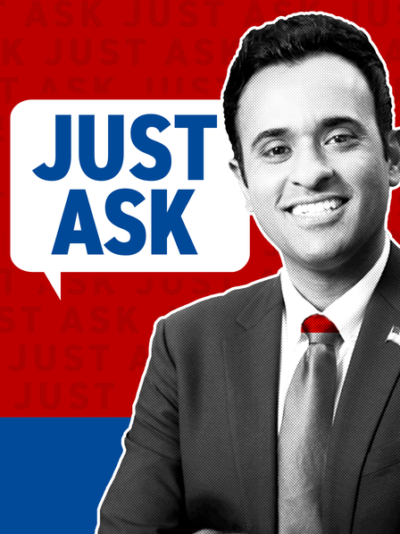 Just Ask With Vivek Ramaswamy dcg-mark-poster