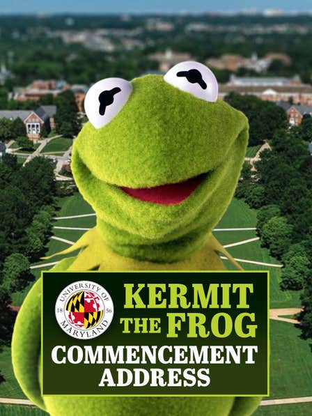 Kermit The Frog Commencement Address dcg-mark-poster