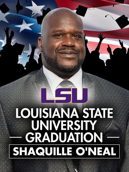 Louisiana State University Graduation: Shaquille O'Neal dcg-mark-poster