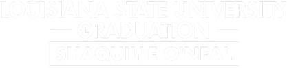Louisiana State University Graduation: Shaquille O'Neal logo