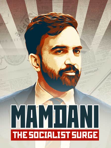 Mamdani the Socialist Surge dcg-mark-poster