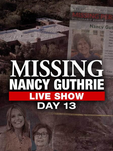 Missing Nancy Guthrie: Live Show dcg-mark-poster