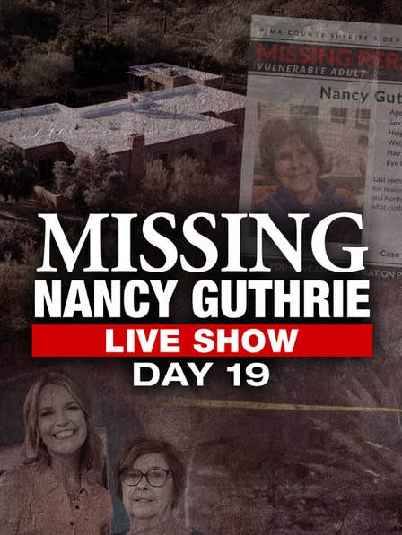 Missing Nancy Guthrie: Live Show dcg-mark-poster