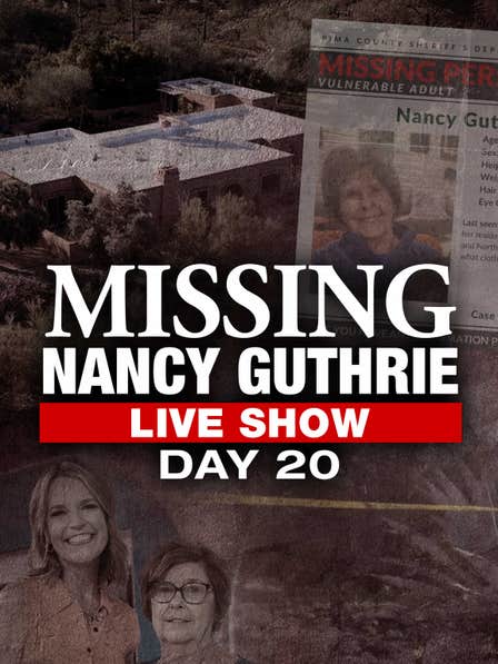 Missing Nancy Guthrie: Live Show dcg-mark-poster