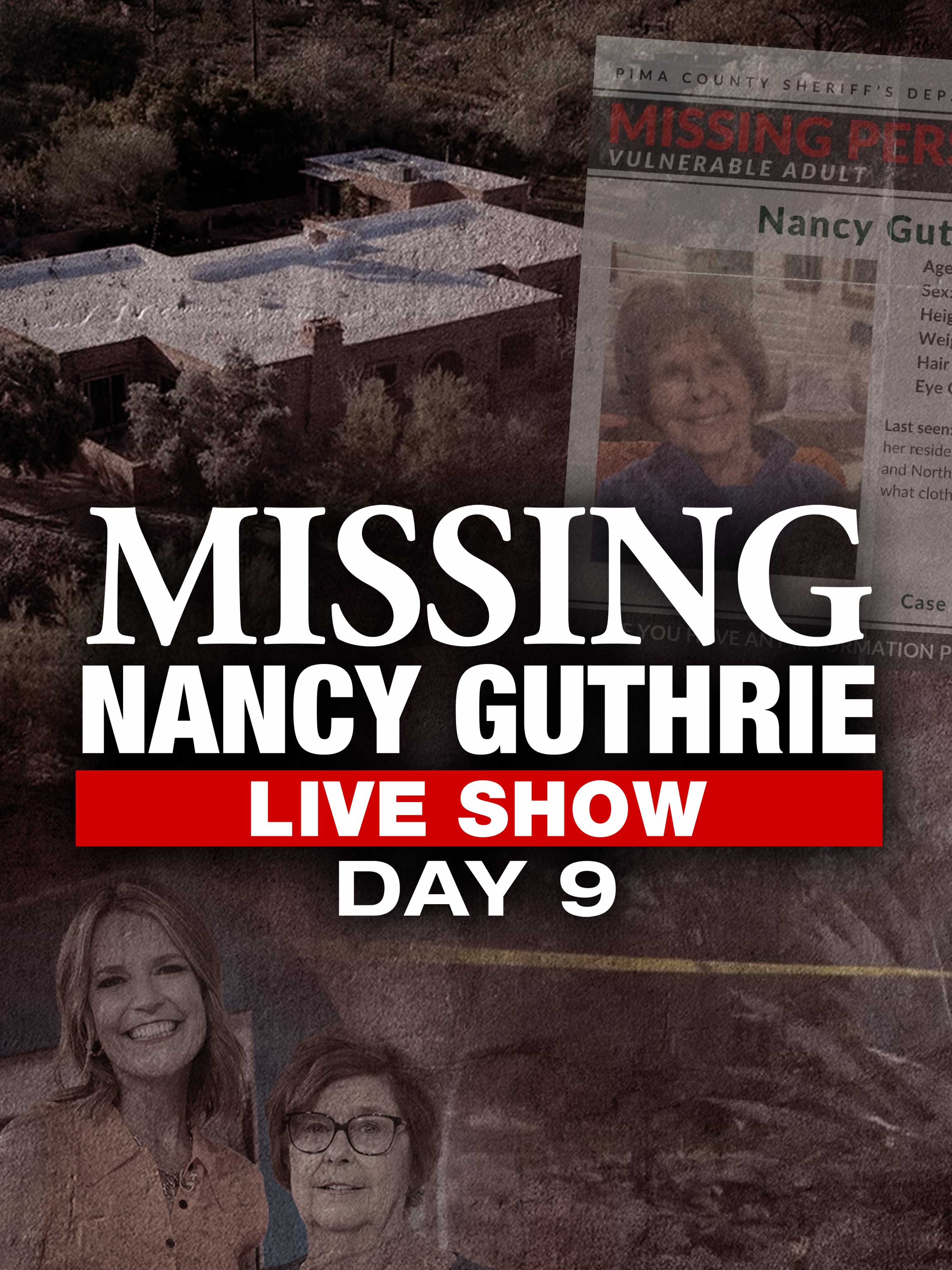 Missing Nancy Guthrie: Live Show dcg-mark-poster